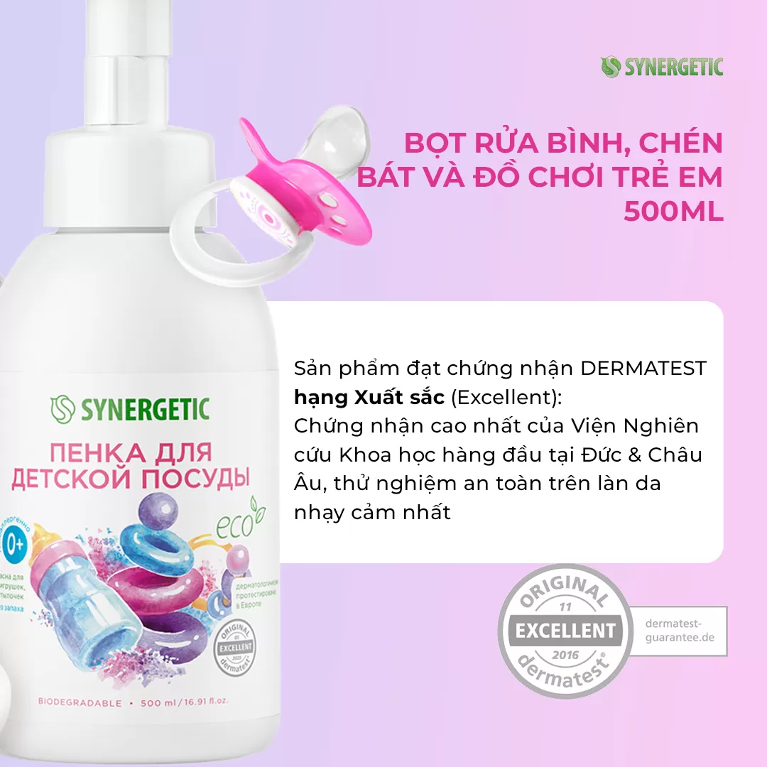BỌT RỬA BÌNH, CHÉN BÁT VÀ ĐỒ CHƠI TRẺ EM 500ML