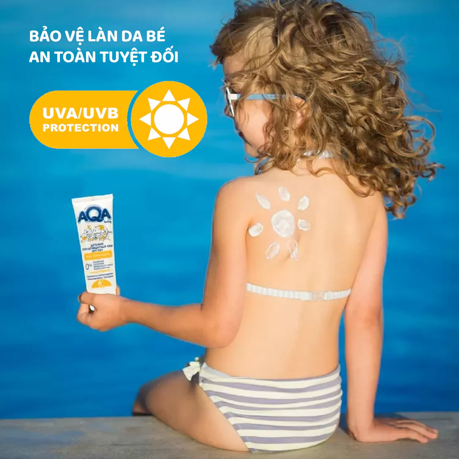 Kem chống nắng cho bé SPF50 (Từ 6 tháng tuổi) - AQA Baby 75ml