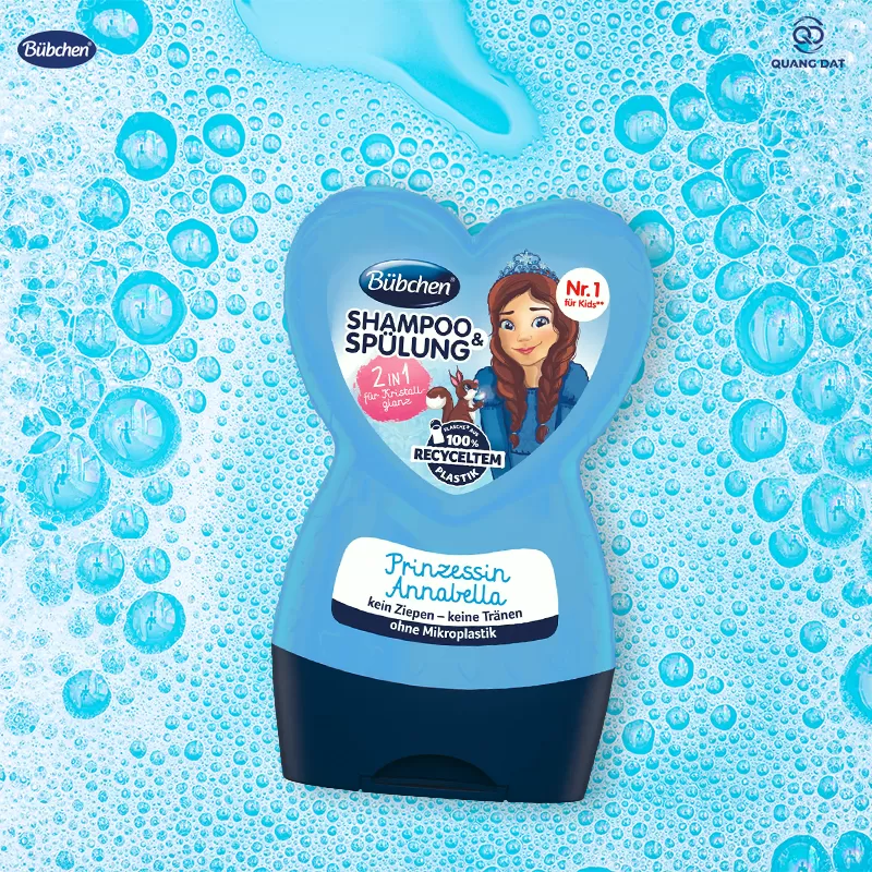 Dầu gội xả Bubchen Shampoo & Spulung Prinzessin Annabella 2in1 cho bé gái