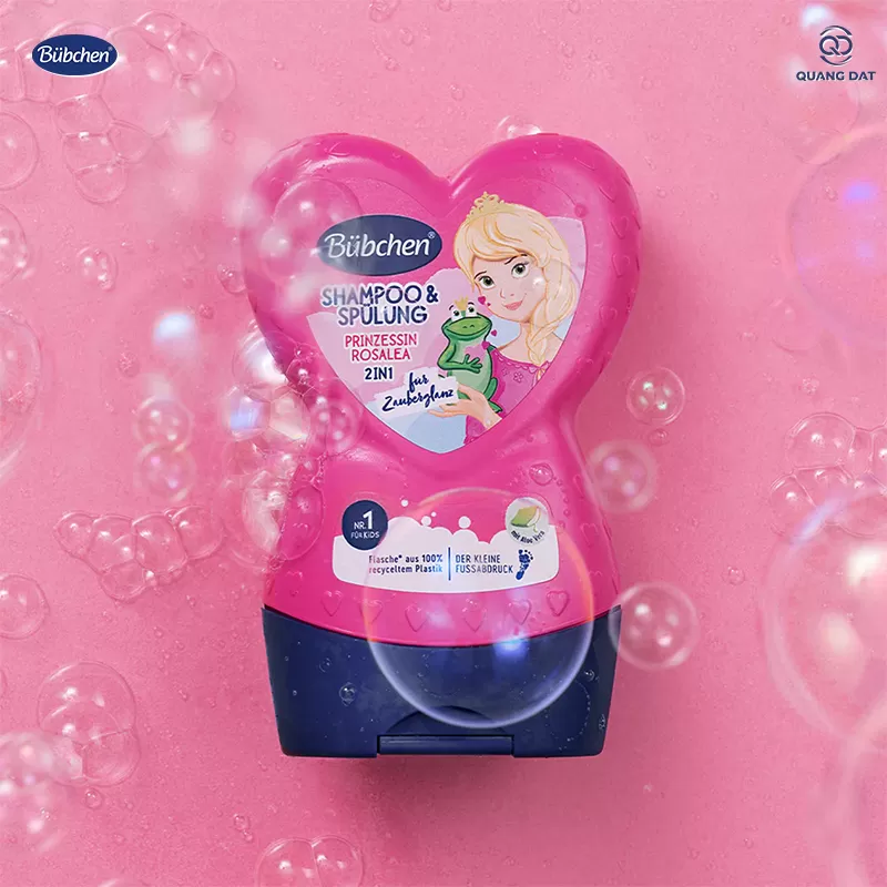 Dầu gội xả thuần chay Bubchen Prinzessin Rosalea