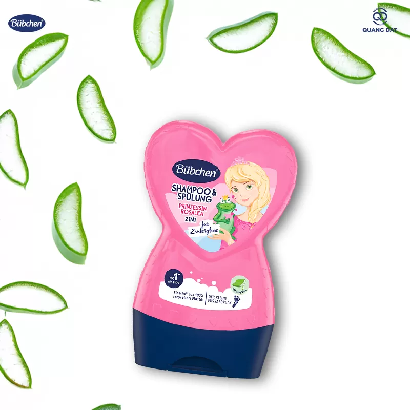Dầu gội xả thuần chay Bubchen Prinzessin Rosalea