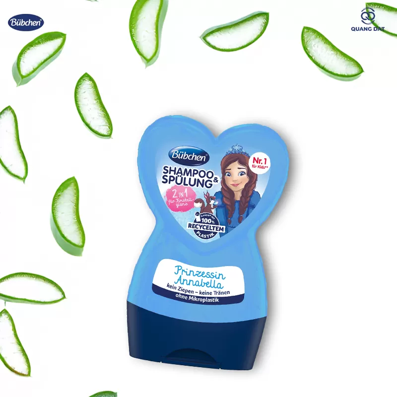Dầu gội xả Bubchen Shampoo & Spulung Prinzessin Annabella 2in1 cho bé gái