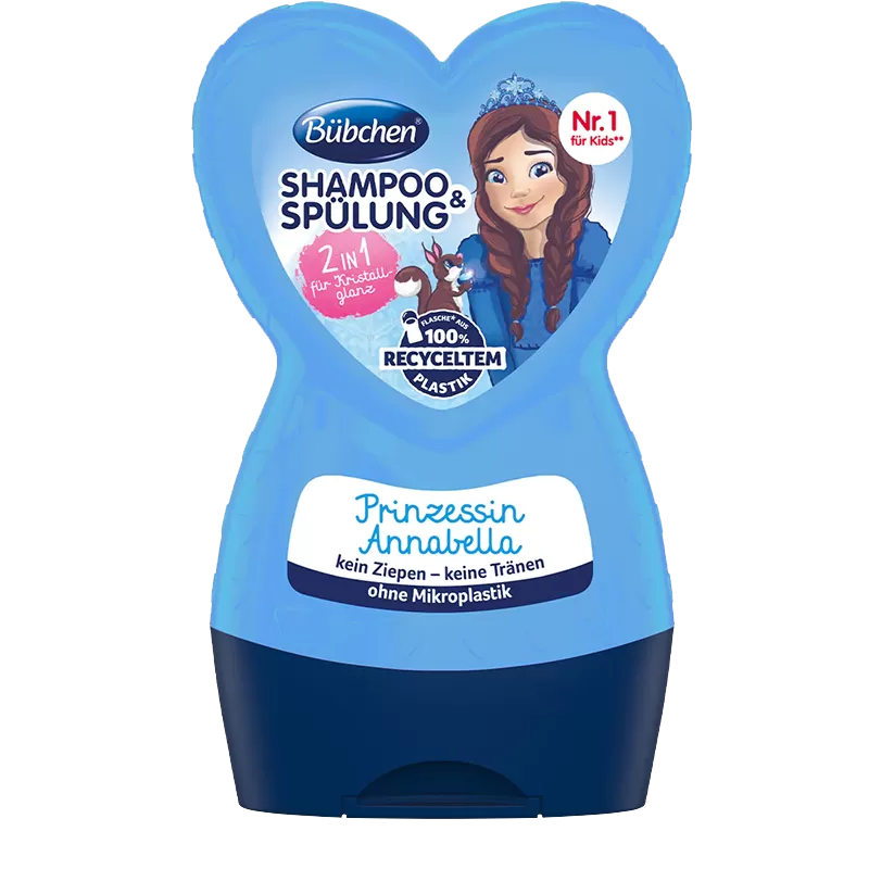 Dầu gội xả Bubchen Shampoo & Spulung Prinzessin Annabella 2in1 cho bé gái