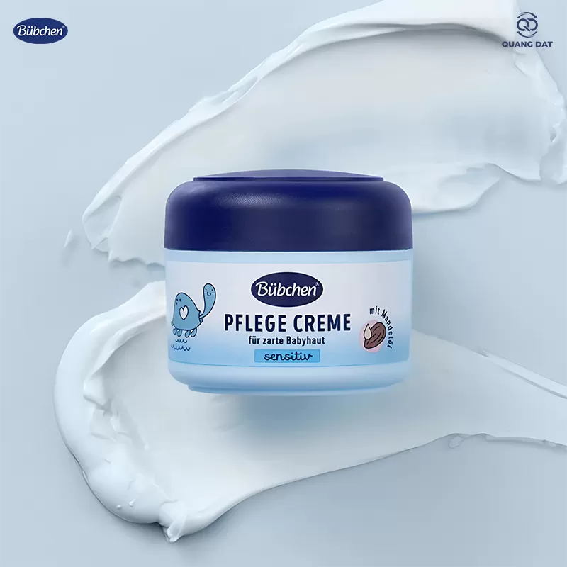 Kem dưỡng da mặt và cơ thể chuyên sâu chiết xuất dầu hạnh nhân Bubchen Pflege Creme