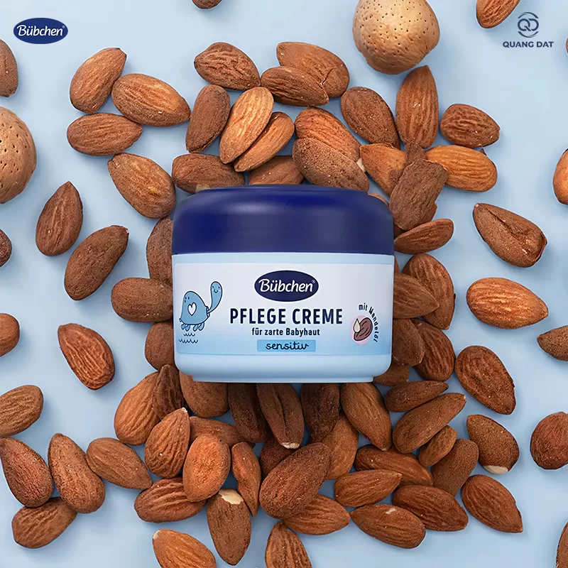 Kem dưỡng da mặt và cơ thể chuyên sâu chiết xuất dầu hạnh nhân Bubchen Pflege Creme