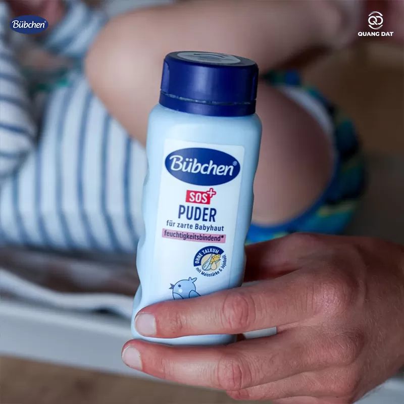 Phấn rôm chiết xuất thiên nhiên Bubchen SOS Puder