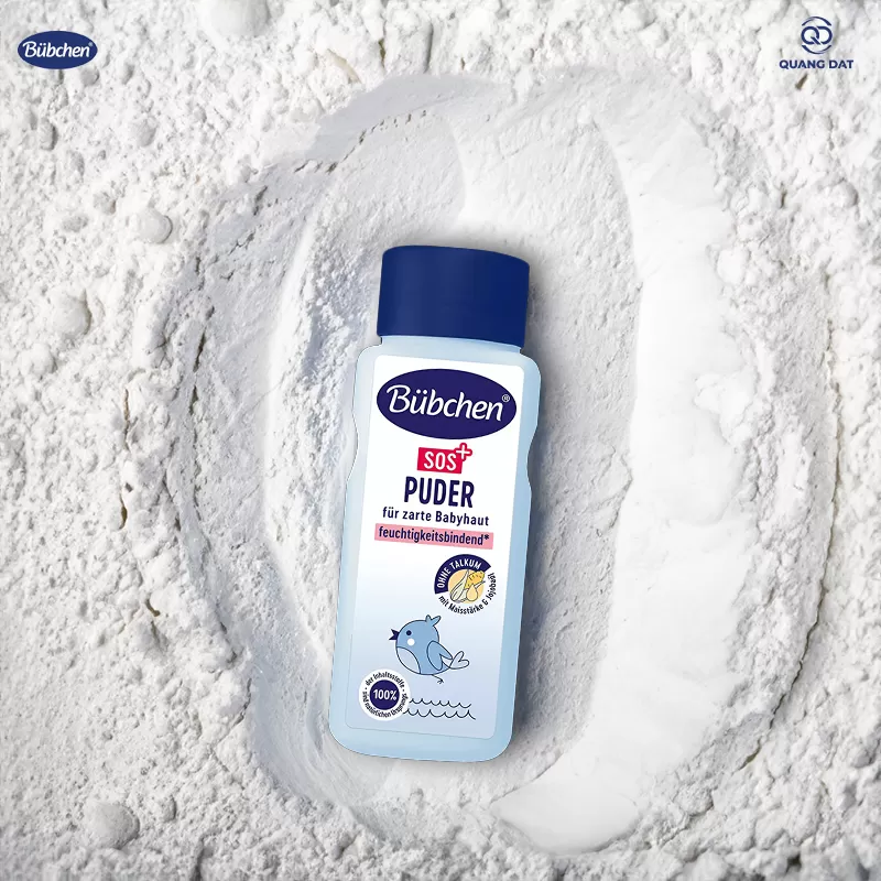 Phấn rôm chiết xuất thiên nhiên Bubchen SOS Puder